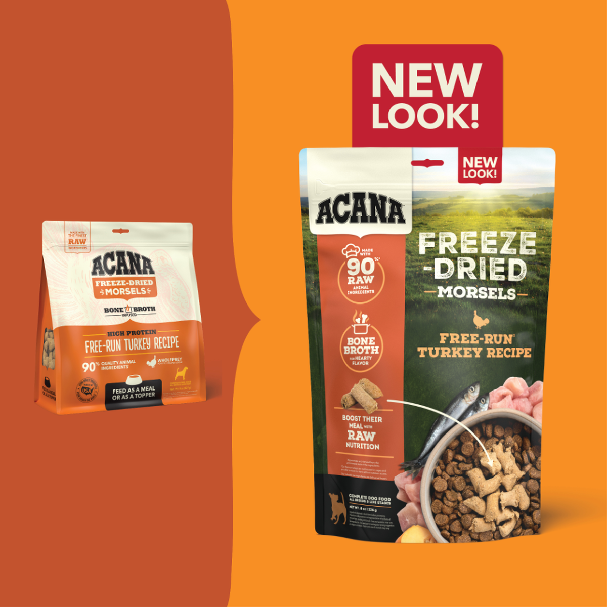 Acana freeze top dried dog food